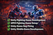 develop a professional fighting game in unity using ufe2