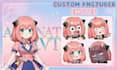 create custom vtuber emotes, badges, stream overlays and assets, unique emotes
