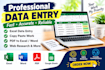 do data entry, copy paste, and bangla english typing