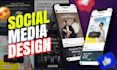 do trendy social media content and canva templates design