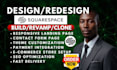 build custom seo squarespace website, design and redesign squarespace website