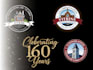 design beautiful celebration logo within new concepts