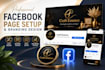 create, manage and setup your facebook business page