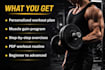 create a personalized workout and muscle gain plan