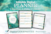 design editable digital planner hyperlinked goodnotes planner clickable planner