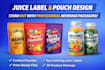 design professional pouch packaging and juice label for brands