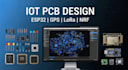 design esp32, stm32, arduino, gps, lora, nrf, iot pcbs
