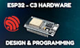 create esp32 pcb design with schematic hardware protoyype and programming