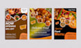 professional restaurant menu, food flyer and cafe menu