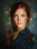 paint an acrylic and oil portrait