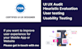 do UI UX audit for website mobile app shopify site