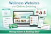 design massage therapy and spa website with online appointment