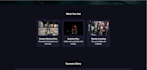 create a modern dark fitness landing page using HTML CSS