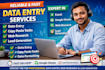 do data entry, copy paste, web research and excel data entry