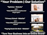 design a modern responsive business website using  wordpress