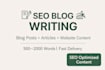 write SEO blog posts specially for parenting, lifestyle and education niche