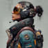 illustrate you as a cyberpunk style character
