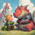 do comic illustrations, fantasy, children book