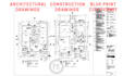 do architectural drawings and construction blueprints for city permits