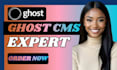 build ghost cms website ghost blog newsletter migrate or clone ghost website cms