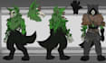 furry ref sheet anthro character fursona character reference sheet fursuit