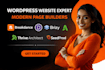 design wordpress website using breakdance oxygen brizy thrive architect