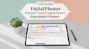 design digital planner printable planner etsy digital planner hyperlinked