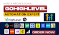 setup gohighlevel ghl zapier make google sheets slack calendly CRM automation