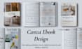 design editable canva ebook, workbook for fitness, yoga, wellness, skincare