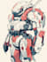 do complete mecha character and concept arts