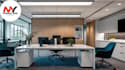 create a professional zoom virtual office background