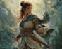 create dark fantasy dnd character art or rpg character