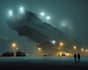 illustrate epic sci fi spaceship concept art