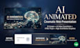 design a stunning ai generated animated HTML presentation deck