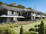 construct hillside residences building,3d masterplan layout,outdoor living space