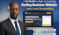 design a roofing business website with lead generation