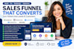 build fix sales funnel landing page gohighlevel clickfunnels systeme io website