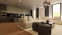 design spaces with modern architecture and interior design