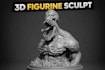 sculpt stylized 3d character for 3d printing