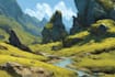 draw your fantasy landscape