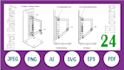 draw 2d products patent drawing and technical drawing