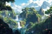 design stunning fantasy landscape
