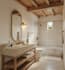 design modern small bathroom with realistic 3d rendering