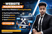 do website development as full stack web developer, react HTML wordpress