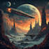 draw sci fi illustration and sci fi art