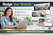 design a custom microweber website redesign website realtor website
