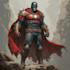 superhero character for comics