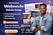 redesign design professional and responsive business webnode website