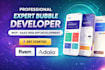 build no code app mvp saas mobile app using bubble flutterflow or glide