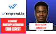 respond io, ai chatbot, crm automations, setup whatsapp api, respond io expert